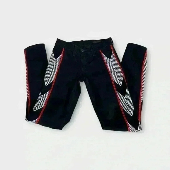 Rag and Bone Raja Midnight Bengal Skinny Jeans Size 24 - Picture 7 of 10